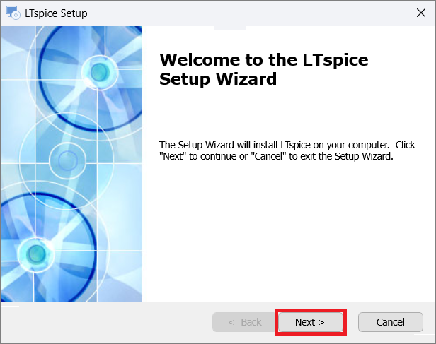 LTspiceインストール手順の例