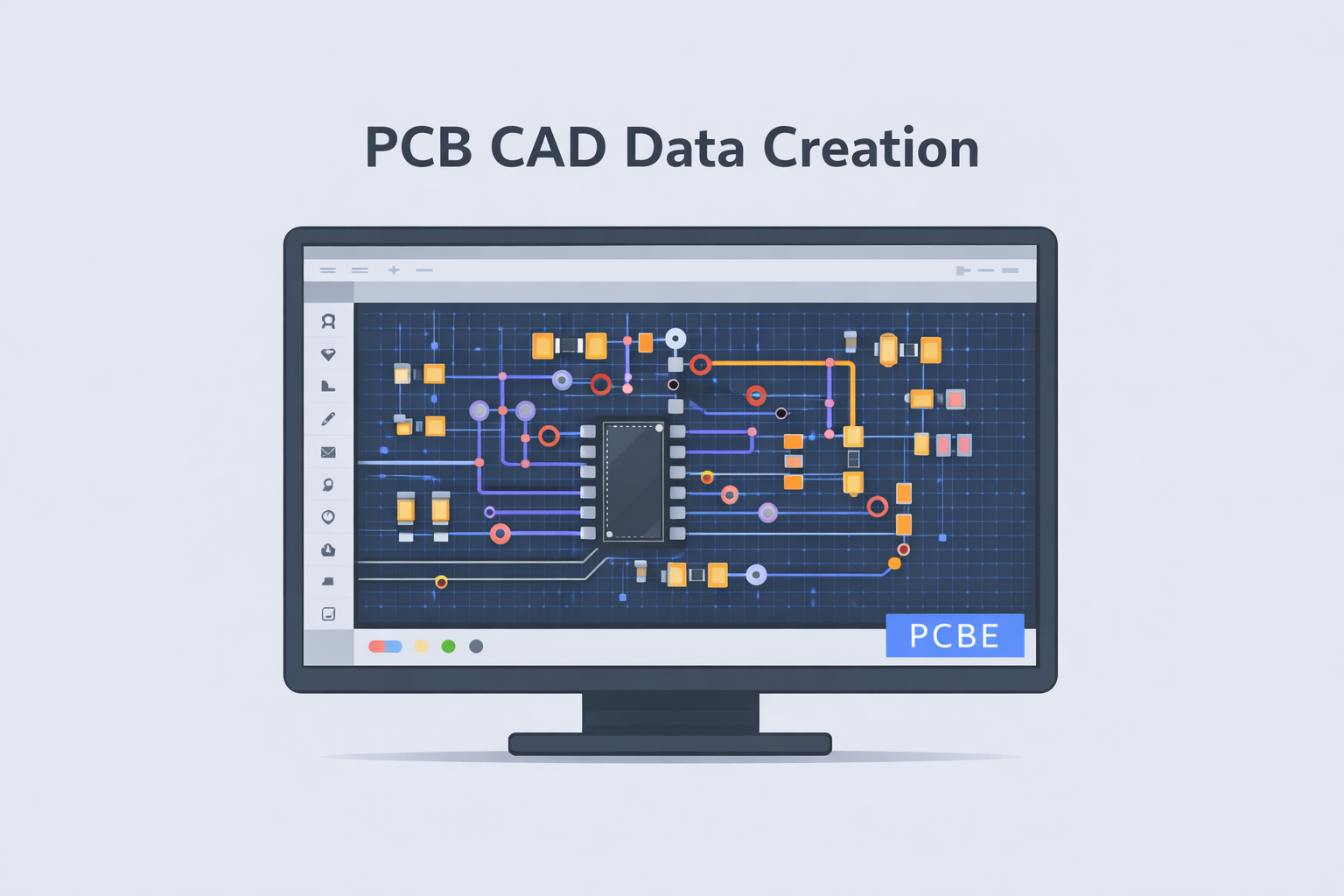 CADツールPCBEでデータ作成 サムネイル画像